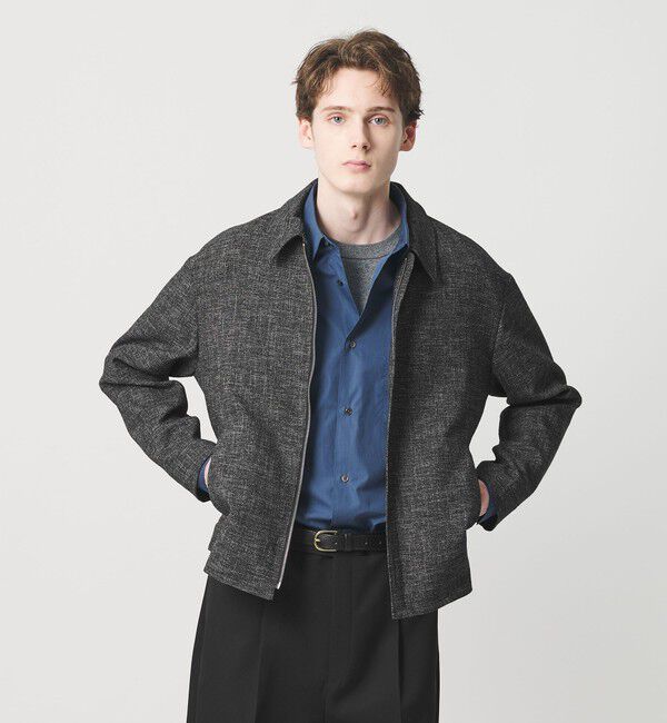 BEAUTY&YOUTH UNITED ARROWS「モノトーン ツイード ショート ブルゾン」|その他|DK.GRAY