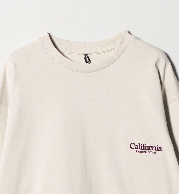 California General Store「＜CGS.＞オーガニック コットン ロングスリーブ ロゴ Tシャツ」|Tシャツ・カットソー|