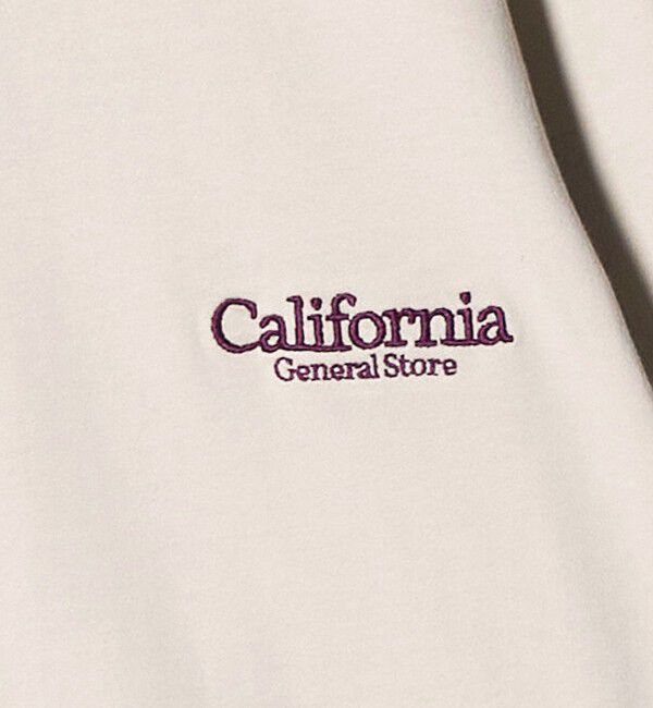California General Store「＜CGS.＞オーガニック コットン ロングスリーブ ロゴ Tシャツ」|Tシャツ・カットソー|