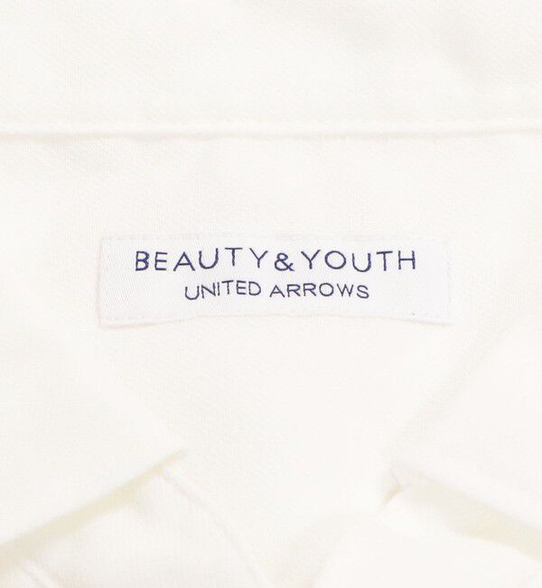 BEAUTY&YOUTH UNITED ARROWS「【WEB限定 WARDROBE SMART】リネンライク ワイドカラー スキッパー シャツ」|シャツ・ブラウス|