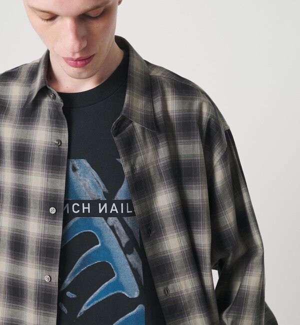 MONKEY TIME「コットン クロップド シャツ」|シャツ・ブラウス|