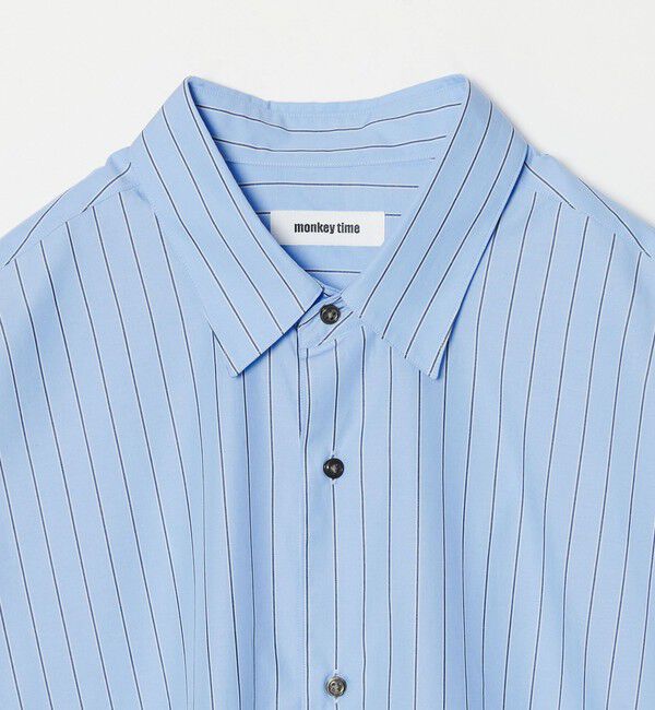 MONKEY TIME「コットン クロップド シャツ」|シャツ・ブラウス|