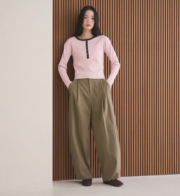 BEAUTY&YOUTH UNITED ARROWS「タックカーブパンツ ウォッシャブル 接触冷感」|その他|