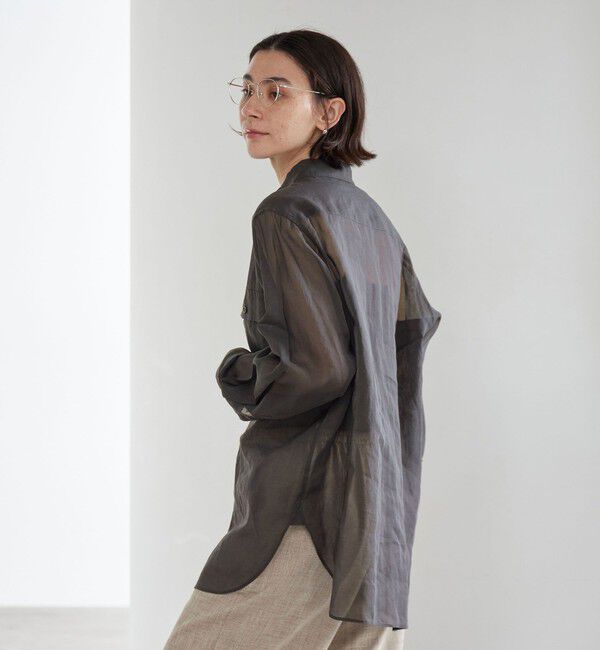 BEAUTY&YOUTH UNITED ARROWS「コットン シアー ワーク シャツ」|シャツ・ブラウス|