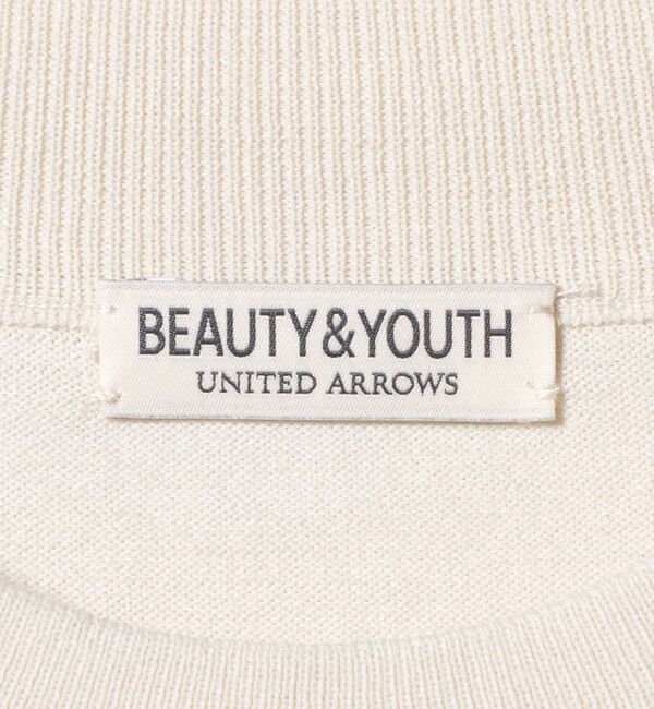 BEAUTY&YOUTH UNITED ARROWS「デオドラント ジャケットネック ニット 抗菌防臭 ウォッシャブル」|ニット・セーター|