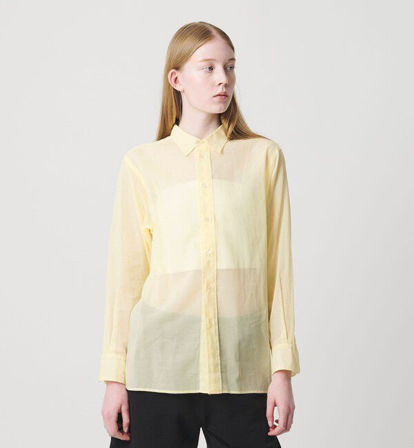 NICE WEATHER「＜NICE WEATHER＞シアーシャツ」|シャツ・ブラウス|