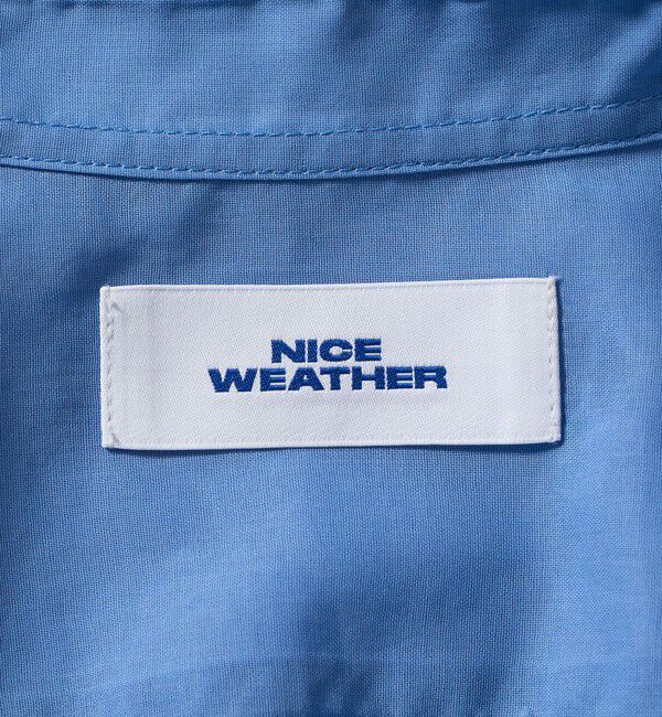 NICE WEATHER「＜NICE WEATHER＞シアーシャツ」|シャツ・ブラウス|