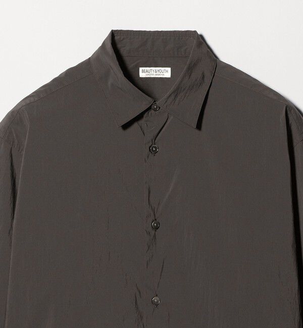 BEAUTY&YOUTH UNITED ARROWS「ライト コットンナイロン ワッシャー レギュラーシャツ GRANDE TAPERD型」|シャツ・ブラウス|