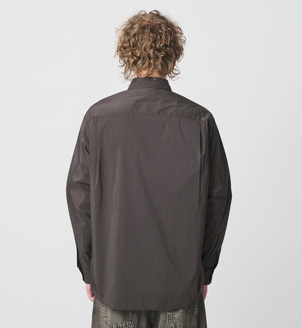 BEAUTY&YOUTH UNITED ARROWS「ライト コットンナイロン ワッシャー レギュラーシャツ GRANDE TAPERD型」|シャツ・ブラウス|