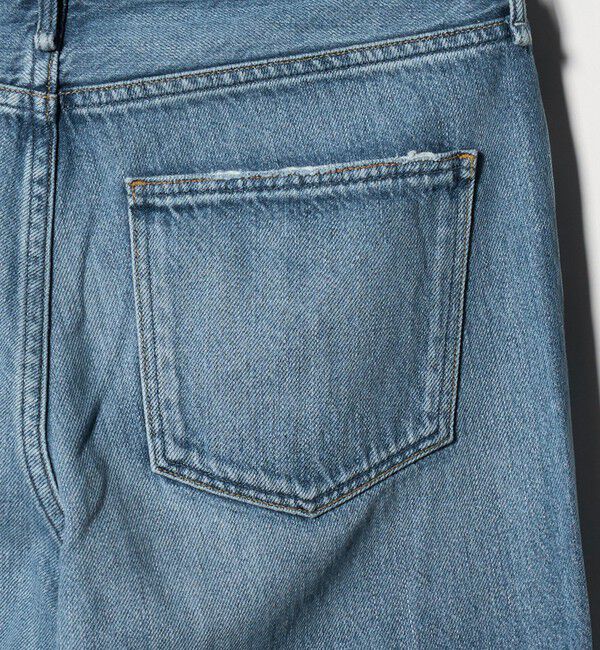 BEAUTY&YOUTH UNITED ARROWS「【別注】＜upper hights＞THE NIECE MID RISE ライトオンス デニムパンツ/コバルト」|デニム|