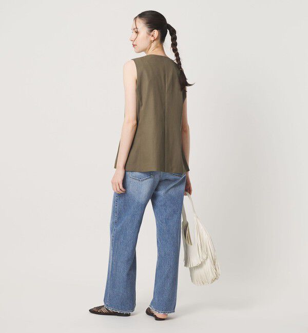 BEAUTY&YOUTH UNITED ARROWS「【別注】＜upper hights＞THE NIECE MID RISE ライトオンス デニムパンツ/コバルト」|デニム|