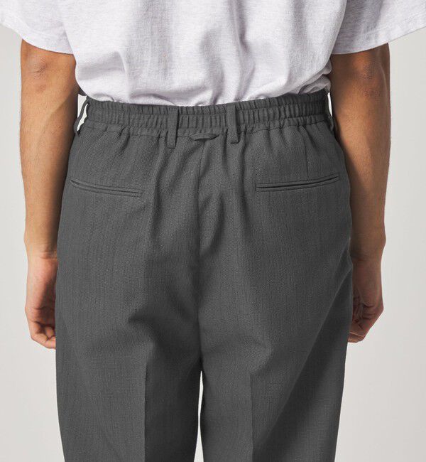 STEVEN ALAN「＜Steven Alan＞ PE/L BCR イン ツープリーツ ドレス トラウザーズ ハーフイージーII」|スラックス|