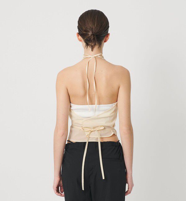 ATTISESSION「＜ATTISESSION＞N/PU シアー ホルターネック トップス」|シャツ・ブラウス|