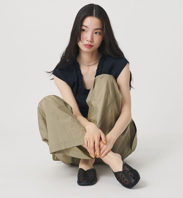 BEAUTY&YOUTH UNITED ARROWS「チュール スライダー サンダル」|サンダル|