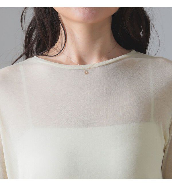 Demi-Luxe BEAMS 「シアーコットン ロングスリーブTシャツ」|Tシャツ・カットソー|