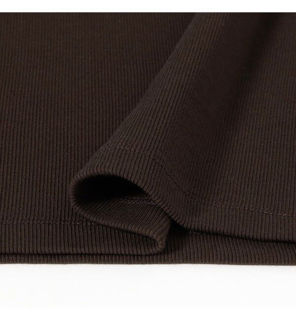 Demi-Luxe BEAMS 「【別注】スタイリスト佐藤佳菜子 &times; SLOANE / スクエアネック リブ Tシャツ」|Tシャツ・カットソー|