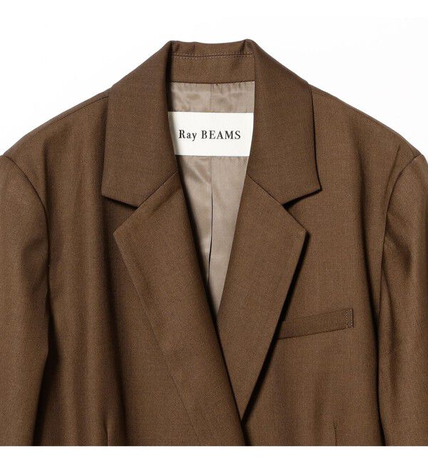 Ray BEAMS 「4ボタン ダブル テーラード ジャケット」|ダッフルコート|