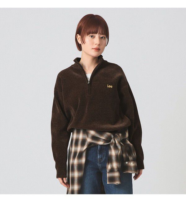 Ray BEAMS 「Lee / Half Zip Sweat」|スウェット・ジャージ|BROWN
