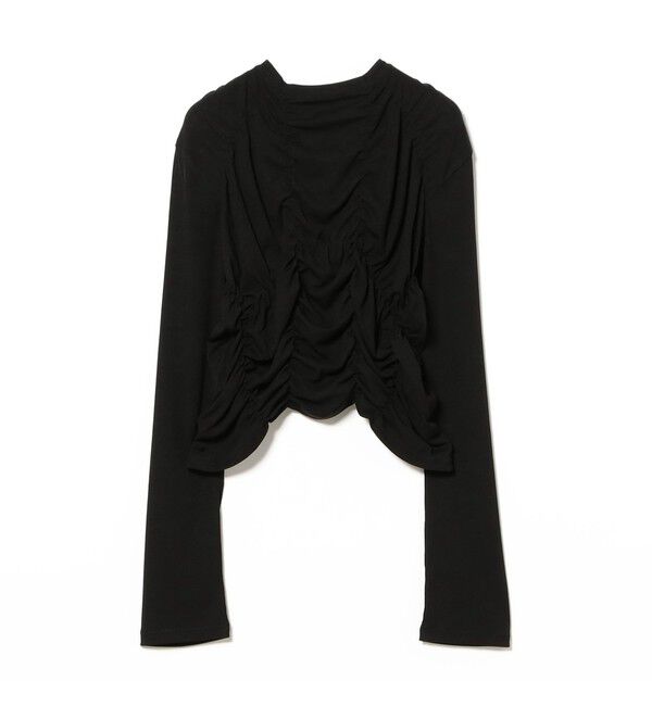 Ray BEAMS 「リブ シャーリング カーディガン」|カーディガン|