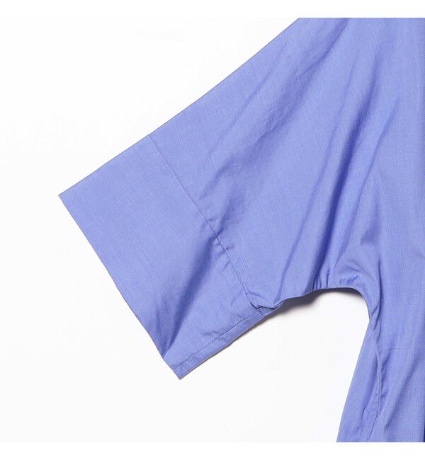 Demi-Luxe BEAMS 「TICCA / テント ハーフスリーブ シャツ ワンピース」|ワンピース|