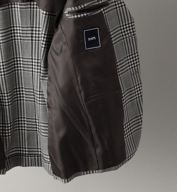 SHIPS「SHIPS: エルメネジルド ゼニア トラベラー ホップサック ジャケット」|テーラードジャケット|