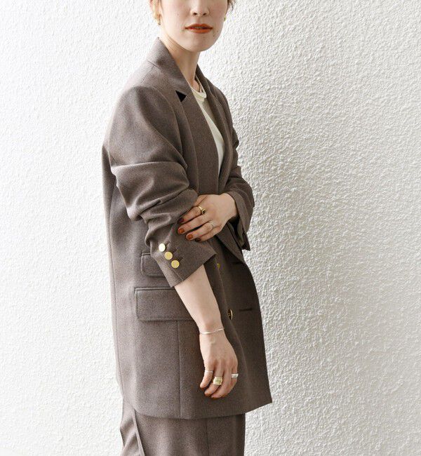 SHIPS any「SHIPS any:〈洗濯機可能〉アイビー ブレザー ダブル ジャケット」|テーラードジャケット|