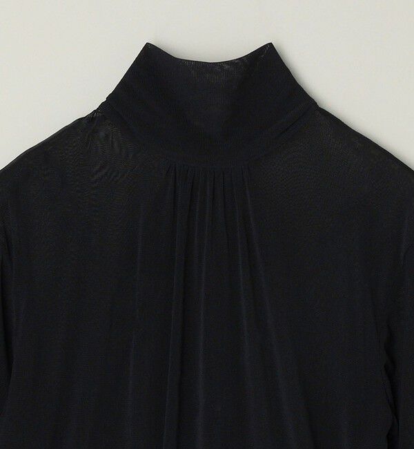 quaranciel「quaranciel:〈洗濯機可能〉チュール シアー ボウタイ プルオーバー」|Tシャツ・カットソー|