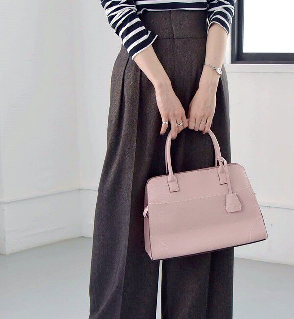 quaranciel「quaranciel: A4 ステッチ トート」|トートバッグ|ピンク