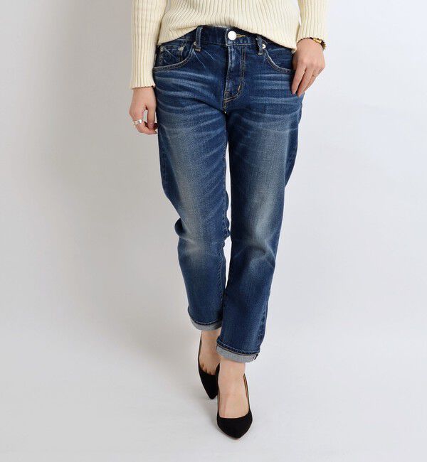 SHIPS for women「【WEB限定】スリム テーパード デニム （コバルトブルー・ダークブルー）」|デニム|