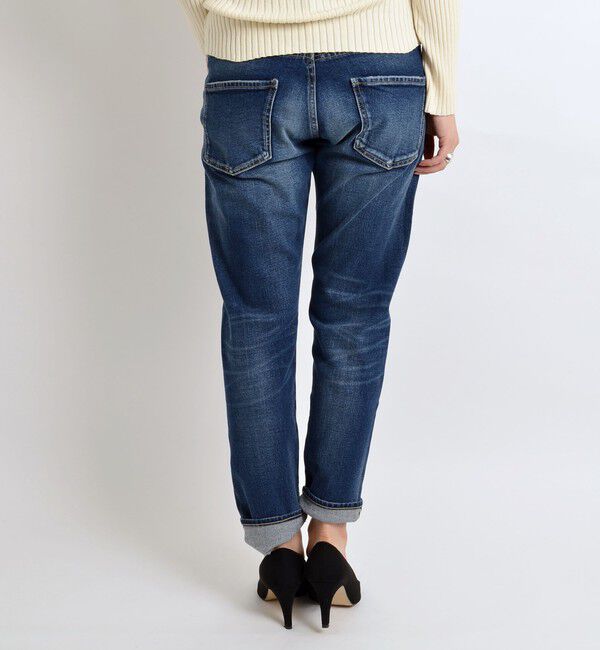 SHIPS for women「【WEB限定】スリム テーパード デニム （コバルトブルー・ダークブルー）」|デニム|