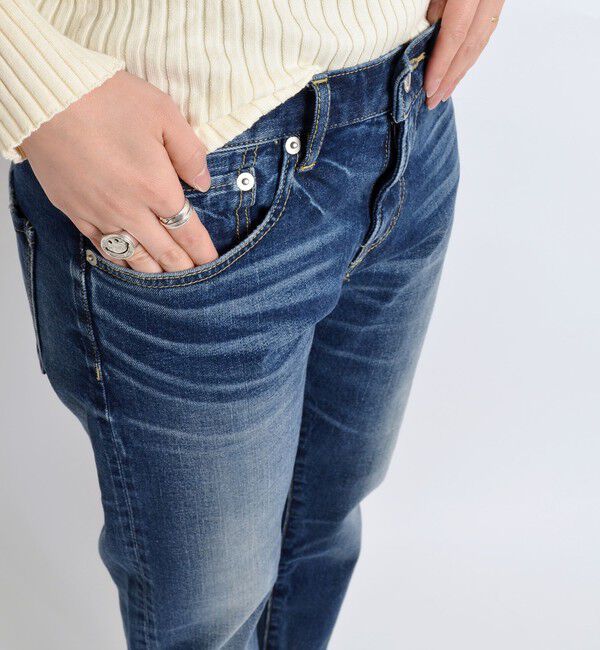 SHIPS for women「【WEB限定】スリム テーパード デニム （コバルトブルー・ダークブルー）」|デニム|