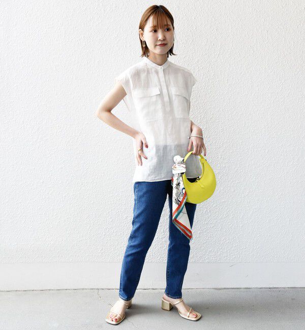 SHIPS for women「【WEB限定】スリム テーパード デニム （コバルトブルー・ダークブルー）」|デニム|