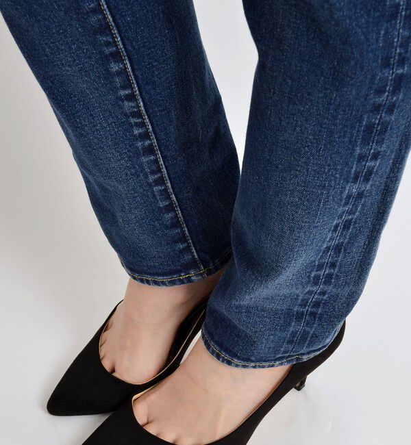 SHIPS for women「【WEB限定】スリム テーパード デニム （コバルトブルー・ダークブルー）」|デニム|