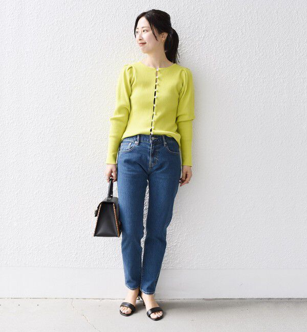 SHIPS for women「【WEB限定】スリム テーパード デニム （コバルトブルー・ダークブルー）」|デニム|