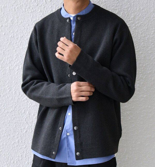 SHIPS any「SHIPS any: 〈手洗い可能〉ミラノリブ クルーネック カーディガン 26SS◇」|カーディガン|ダークグレー