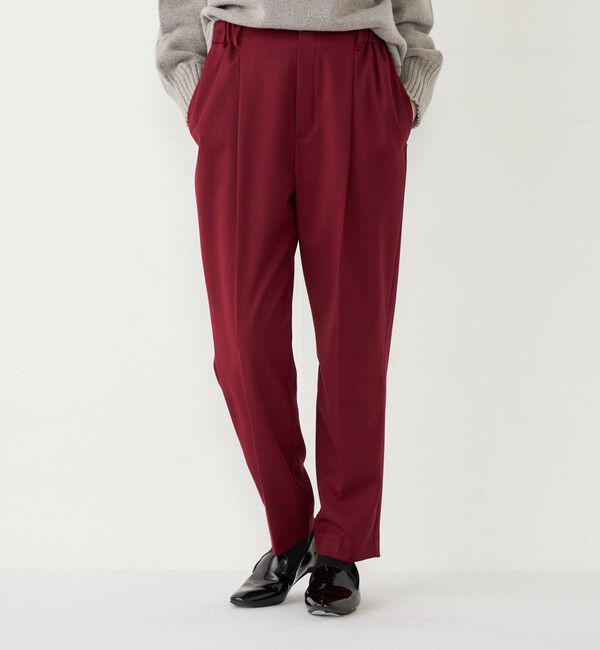 SHIPS Colors 「SHIPS Colors:〈手洗い可能〉イージー パンツ」|その他|ワイン