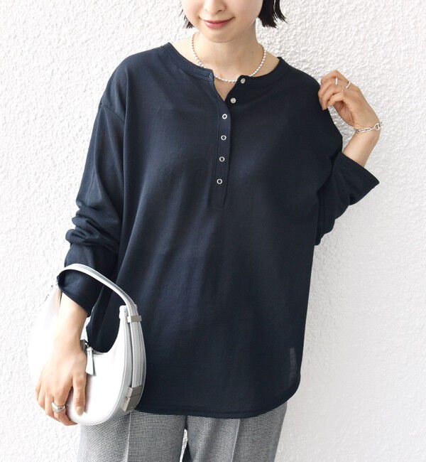 SHIPS for women「〈洗濯機可能〉シアー 裏毛 2WAY プルオーバー」|Tシャツ・カットソー|