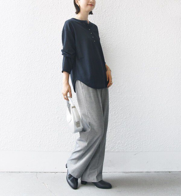 SHIPS for women「〈洗濯機可能〉シアー 裏毛 2WAY プルオーバー」|Tシャツ・カットソー|