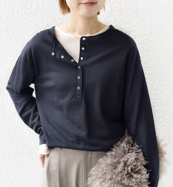 SHIPS for women「〈洗濯機可能〉シアー 裏毛 2WAY プルオーバー」|Tシャツ・カットソー|