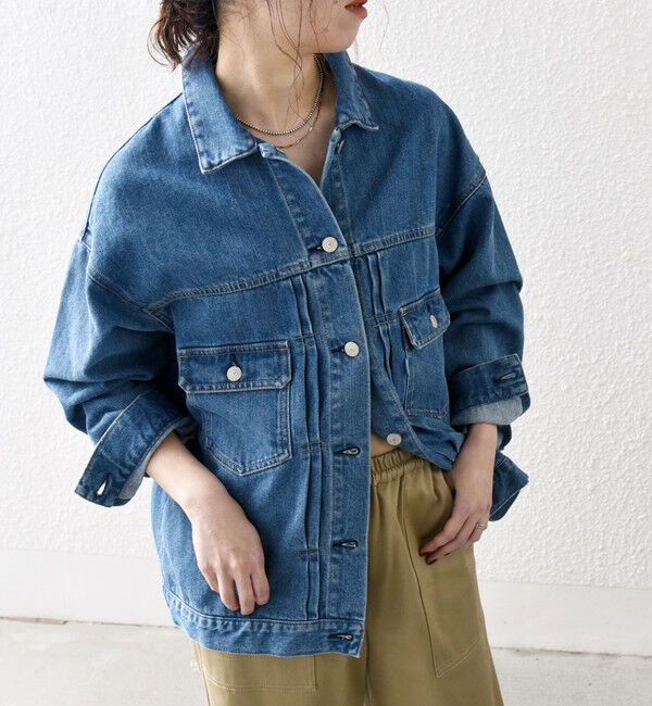 SHIPS any「SHIPS any:〈洗濯機可能〉デニム ジャケット［SHIPS any DENIM］」|デニムジャケット|