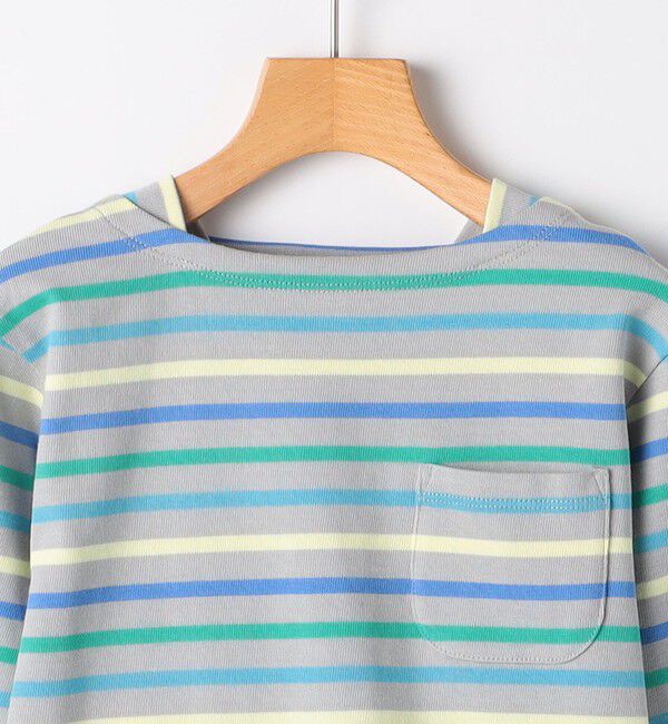 SHIPS KIDS「SHIPS KIDS:100～130cm / ボーダー 長袖 TEE」|Tシャツ・カットソー|