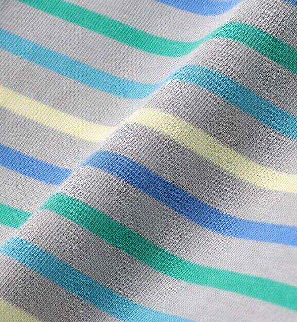 SHIPS KIDS「SHIPS KIDS:100～130cm / ボーダー 長袖 TEE」|Tシャツ・カットソー|