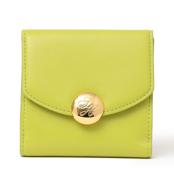 SHIPS for women「イタリアンレザー ゴールドパーツ 二つ折り 財布」|財布|