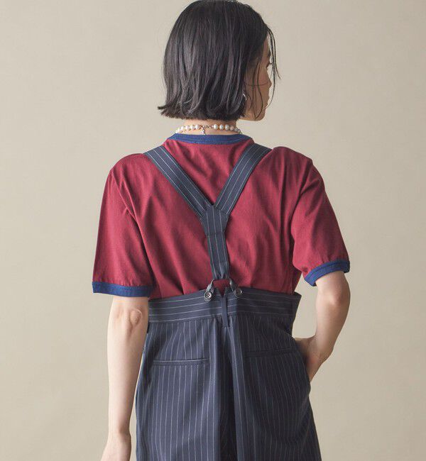 SHIPS for women「SHIPS NINE CASE:〈洗濯機可能〉プリント リンガー TEE」|Tシャツ・カットソー|