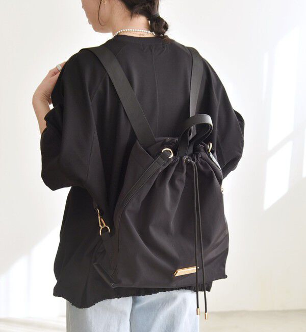 quaranciel「quaranciel: 3way ラインショルダー リュックサック トートバッグ（A4対応）」|リュック|