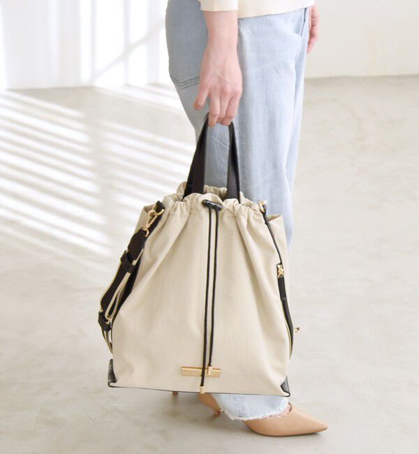 quaranciel「quaranciel: 3way ラインショルダー リュックサック トートバッグ（A4対応）」|リュック|