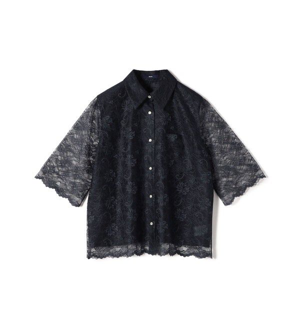 SHIPS for women「〈手洗い可能〉ラッセル レース シャツ」|シャツ・ブラウス|