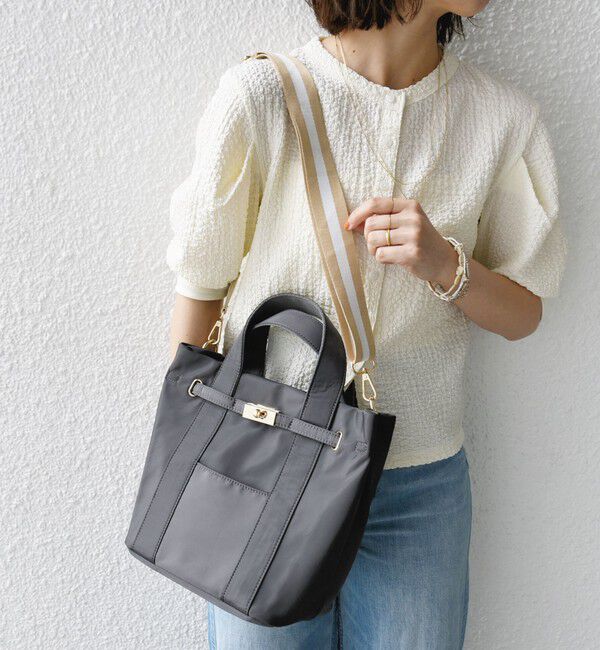 SHIPS for women「【WEB限定】パーテーション ライン テープ バッグ」|ショルダー・メッセンジャー|