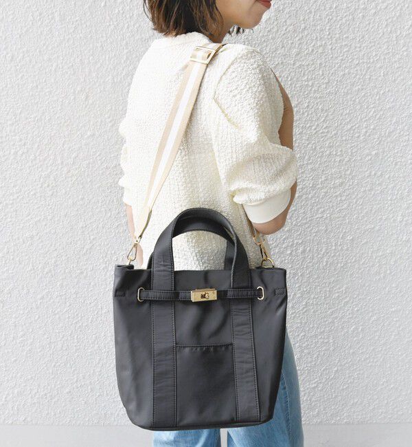 SHIPS for women「【WEB限定】パーテーション ライン テープ バッグ」|ショルダー・メッセンジャー|