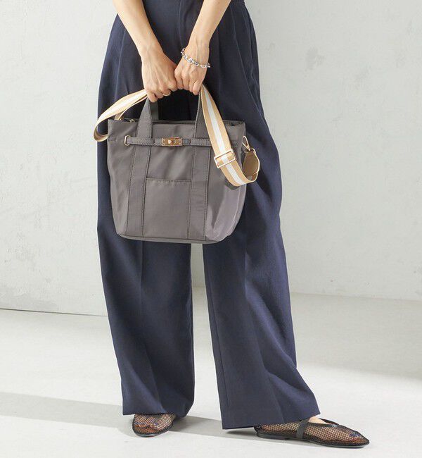 SHIPS for women「【WEB限定】パーテーション ライン テープ バッグ」|ショルダー・メッセンジャー|